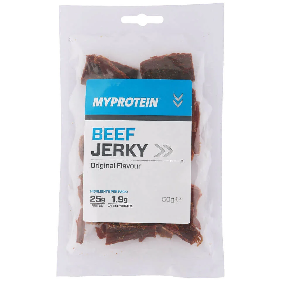 Myprotein Beef Jerky - 10 x 50g - Classico Immagine 1