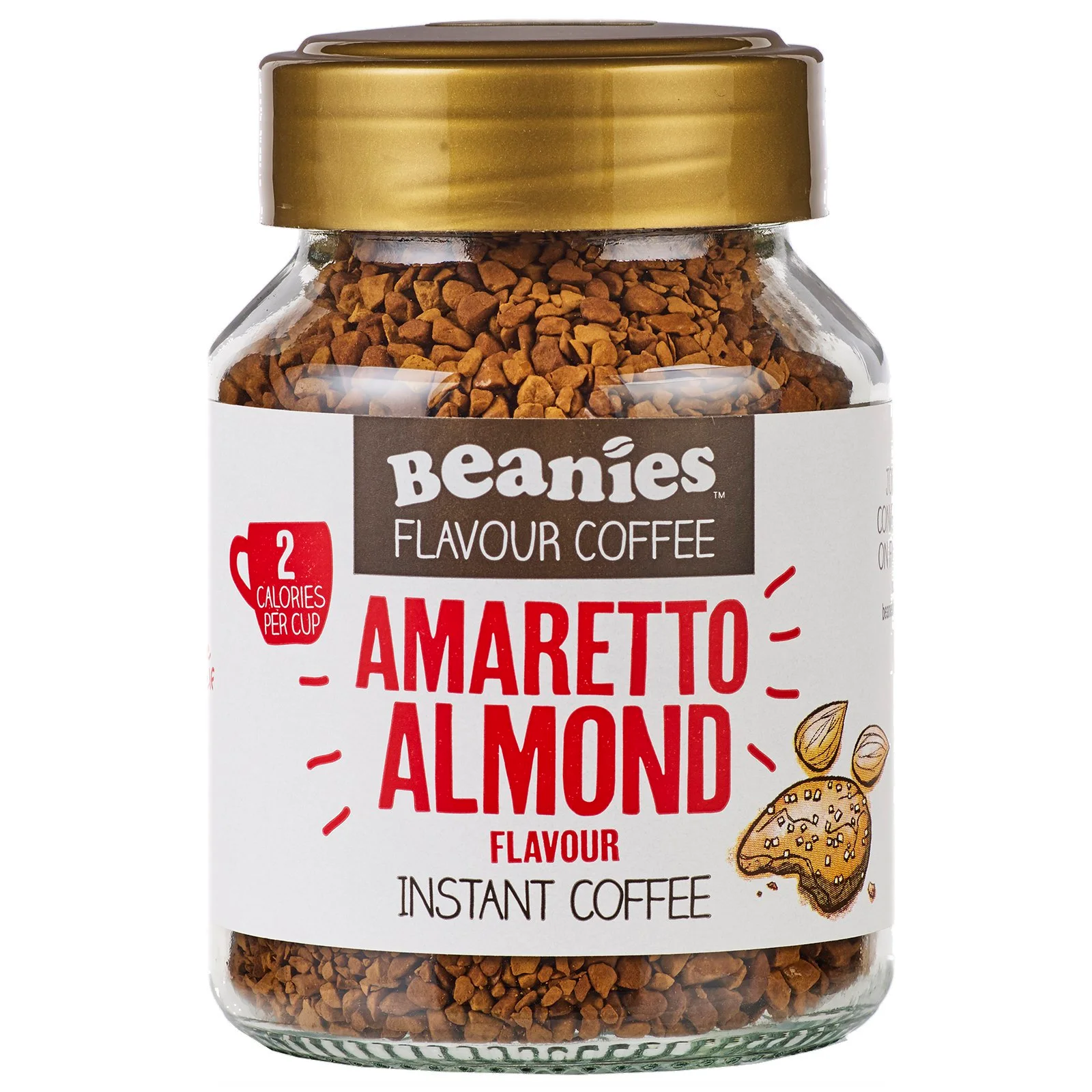 Beanies Amaretto Almond Flavour Instant Coffee Immagine 1