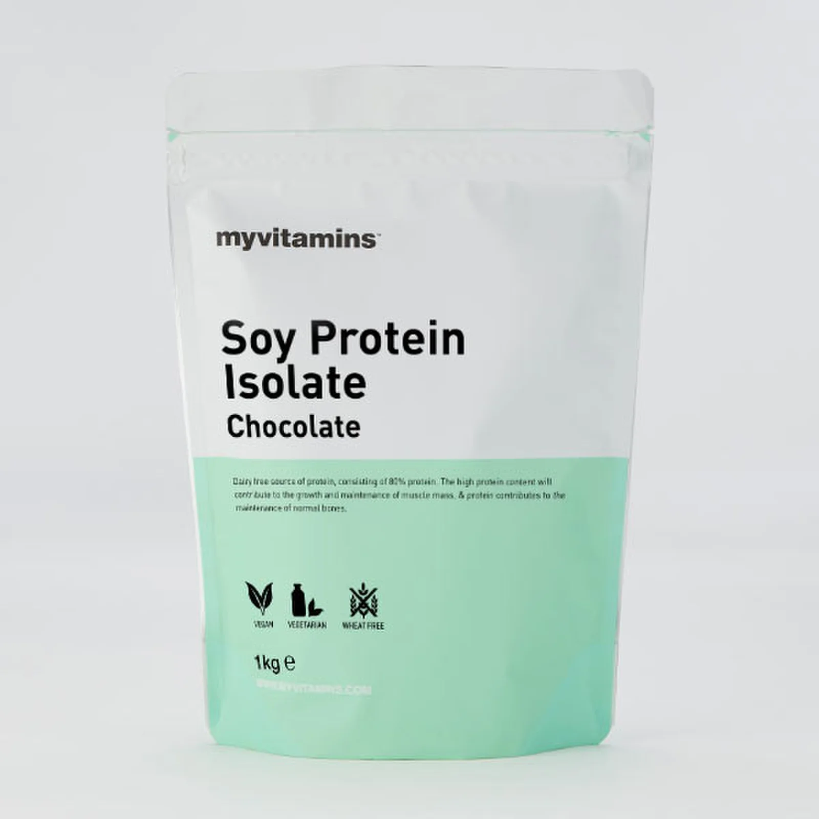 Proteine Isolate di Soia - 1KG - Sacchetto - Cioccolato Immagine 1