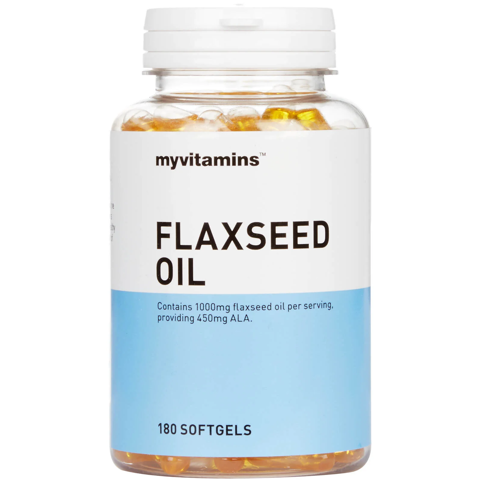 Myvitamins Flaxseed Oil - 1 Month (60 Softgels) Immagine 1