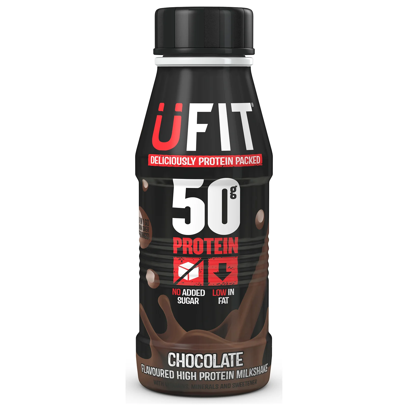UFIT 50 High Protein Milkshake 500ml - 500ml - Cioccolato Immagine 1