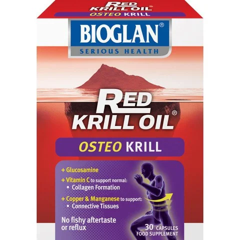 Bioglan Red Krill Oil Osteo Krill (30 Capsules) Immagine 1