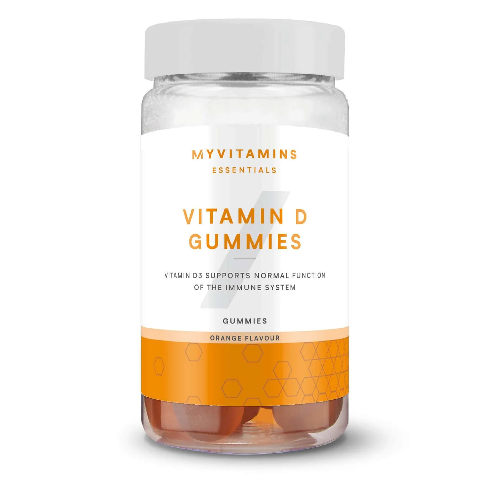 Vitamina D in Gummies - 60porzioni - Arancia Immagine 1