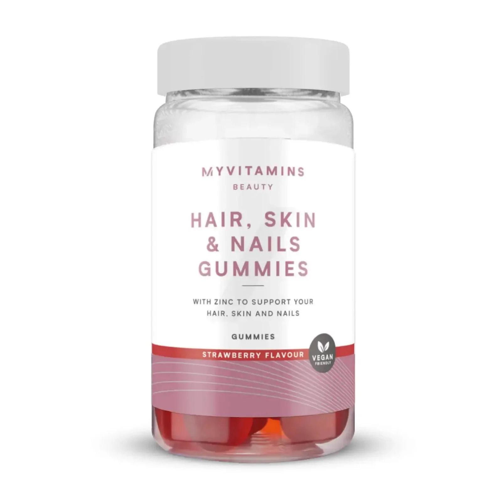 Gummies Capelli, Pelle e Unghie (Vegane) - 60Gummies - Fragola Immagine 1