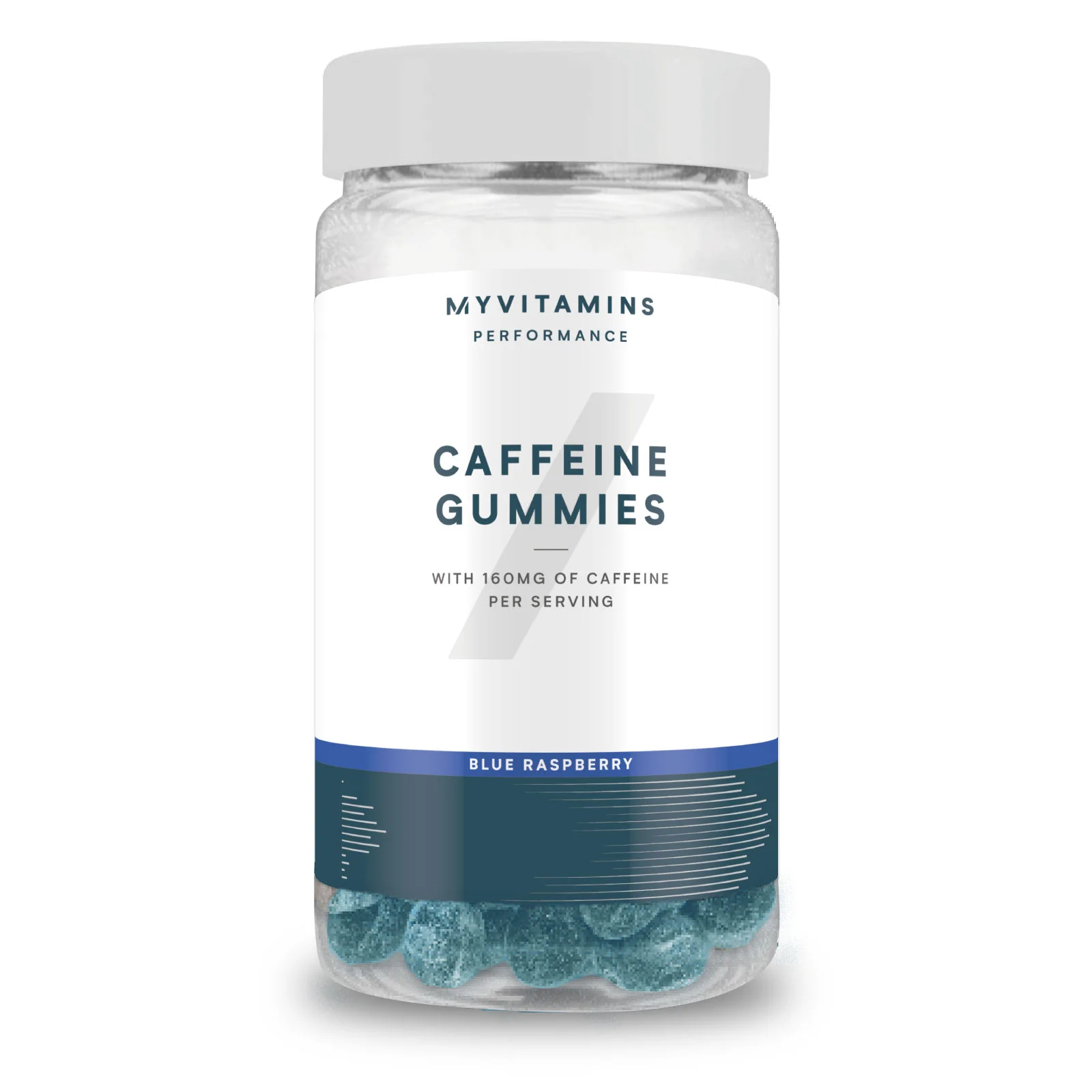Caramelle Gommose con Caffeina - 60Gummies - Lampone Blu Immagine 1