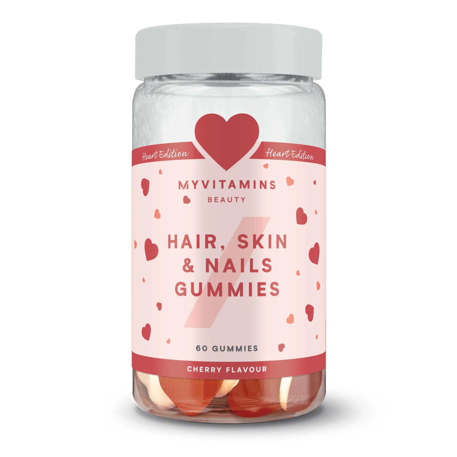 Caramelle Gommose per Capelli, Pelle e Unghie - 60 Gummies - 30porzioni - Ciliegia Immagine 1