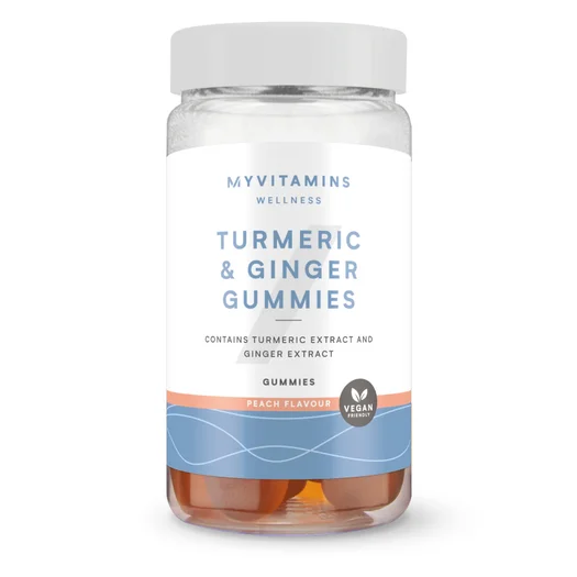 Curcuma e Zenzero in Caramelle Gommose - 60GUMMIES, 30porzioni - Pesca