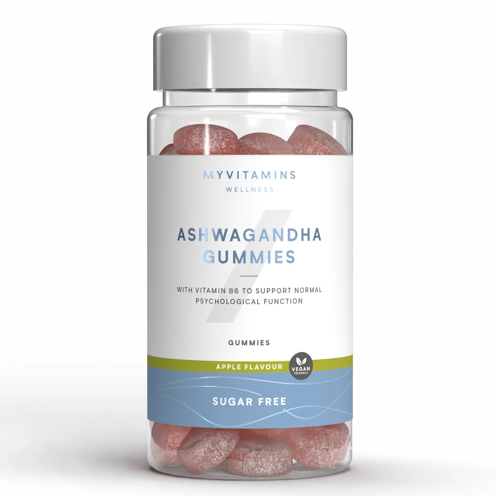 Caramelle Gommose con Ashwagandha - 60Gummies - Red Apple (Sugar Free) Immagine 1